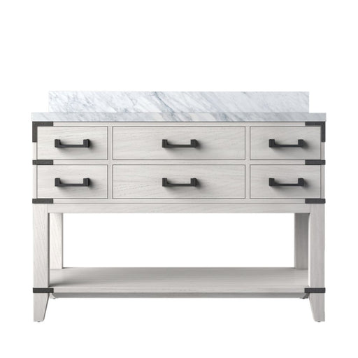Norwalk White Oak Wood Bathroom Vanity