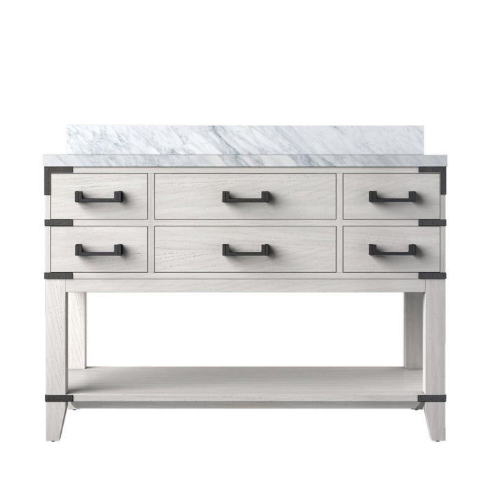 Norwalk White Oak Wood Bathroom Vanity