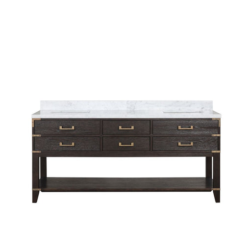 Norwalk Brown Oak Wood Bathroom Vanity