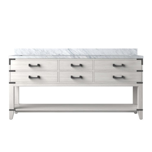 Norwalk White Oak Wood Bathroom Vanity