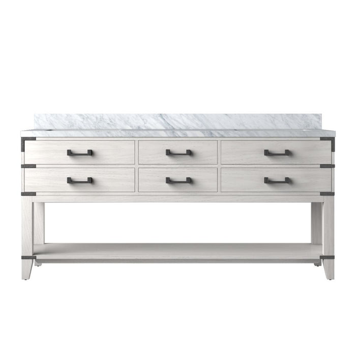 Norwalk White Oak Wood Bathroom Vanity
