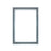 Ziva Dark Grey Glass Bathroom Mirror