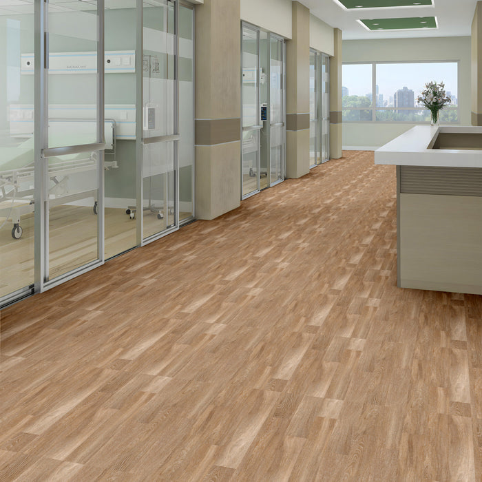 Metropolis 6 Five Points Flexible Resilient Luxury Vinyl Plank Flooring - Opticlean Urethane