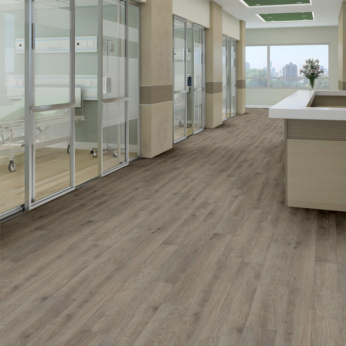 Metropolis 6 Chicago Flexible Resilient Luxury Vinyl Plank Flooring - Opticlean Urethane