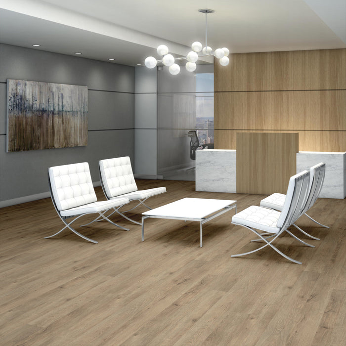 Metropolis 6 Los Angeles Flexible Resilient Luxury Vinyl Plank Flooring - Opticlean Urethane