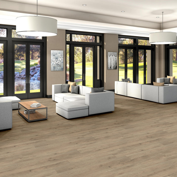 Metropolis 6 Los Angeles Flexible Resilient Luxury Vinyl Plank Flooring - Opticlean Urethane