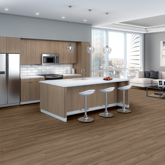 Metropolis 6 Dallas Flexible Resilient Luxury Vinyl Plank Flooring - Opticlean Urethane