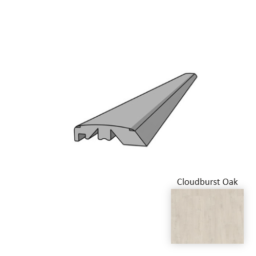 NatureTEK Plus Colossia Xxl Cloudburst Oak Laminate Wood Moulding / Trim - 84" 5 in 1 Multifunction
