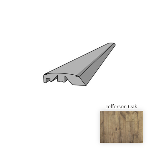 NatureTEK Select Reclaime Jefferson Oak Laminate Wood Moulding / Trim - 84" 5 in 1 Multifunction