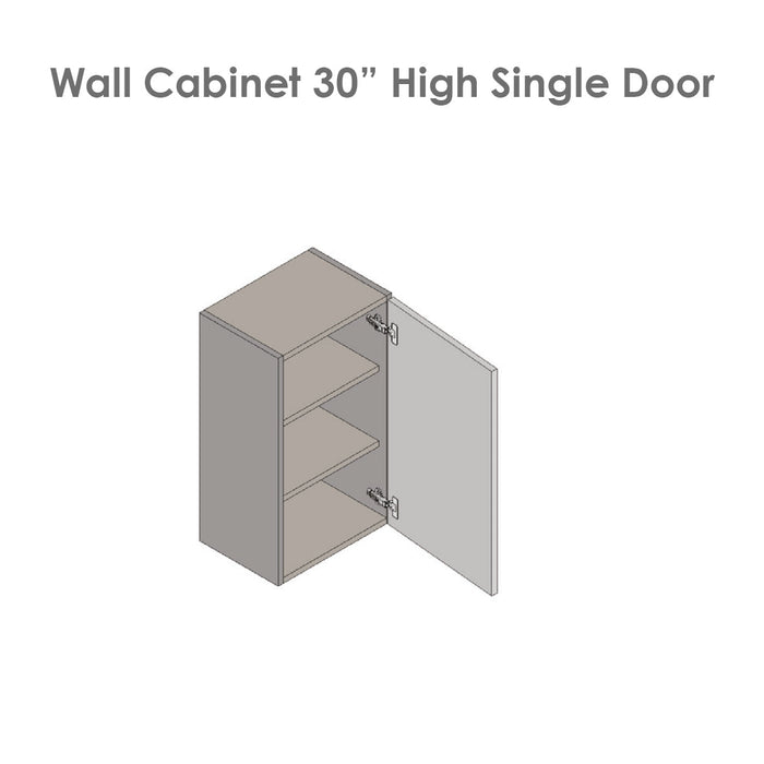 Wallkitchens Wood Natural Teak  Wall Cabinet Natural Teak 4