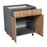 Wallkitchens Wood Black Matte Base Cabinet Black Matte 2