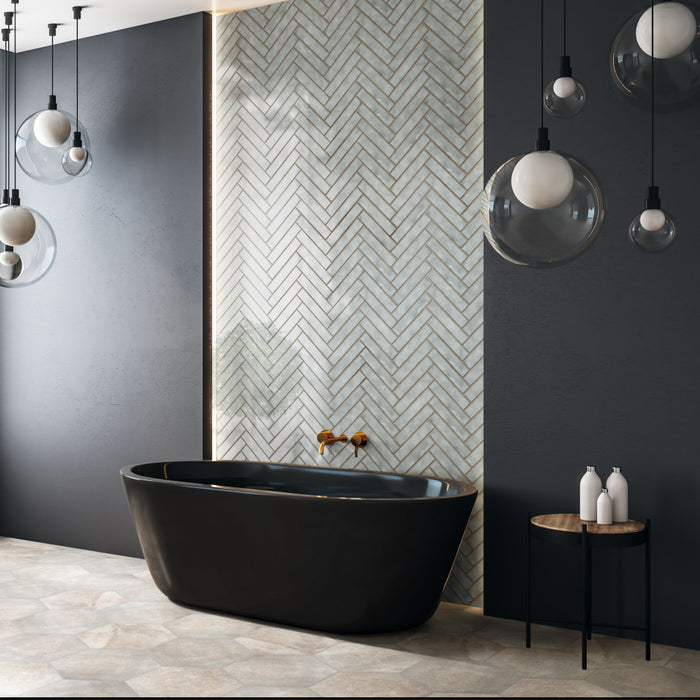 Hudson Ceramic Studio Soho Brick Grey Eye Tile Glossy 2
