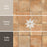 Kings Porcelain Nonna with White Corner Star Tile Mixed 5