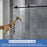 Stainless Steel Matte Black Shower Door Matte Black 8