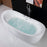 Acrylic White Bathtub Chrome 1