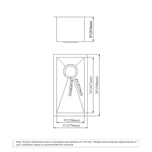Satin Stainless Steel Kitchen Sink 6