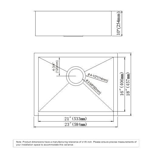 Satin Stainless Steel Kitchen Sink 6