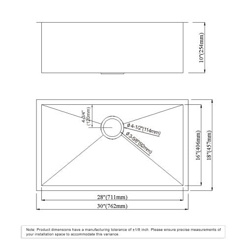 Satin Stainless Steel Kitchen Sink 7
