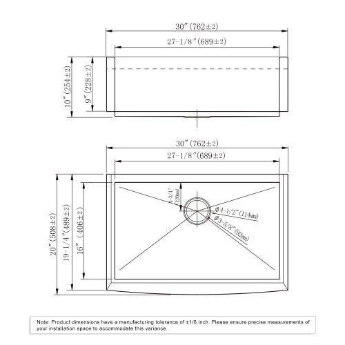 Satin Stainless Steel Kitchen Sink 6
