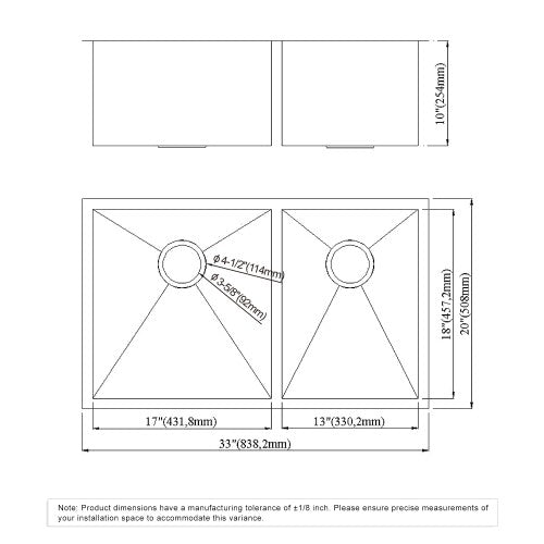 Satin Stainless Steel Kitchen Sink 7
