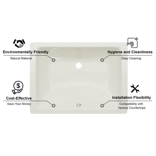 Glossy Ceramic Bathroom Sink 5