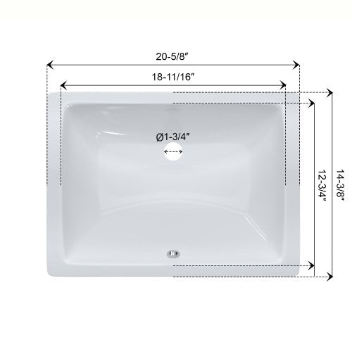 Glossy Ceramic Bathroom Sink 6