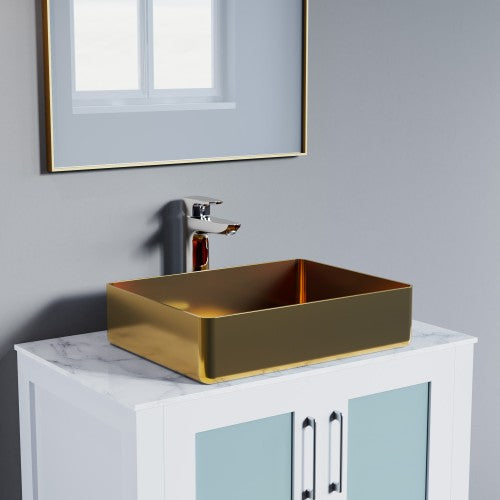 Glossy Stainless Steel Bathroom Sink 6