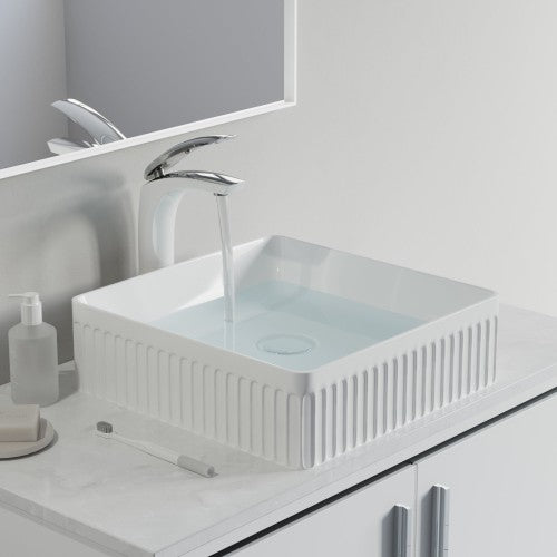 Glossy Ceramic Bathroom Sink 4
