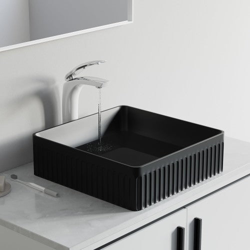 Matte Ceramic Bathroom Sink 4