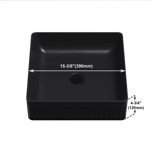 Matte Ceramic Bathroom Sink 8