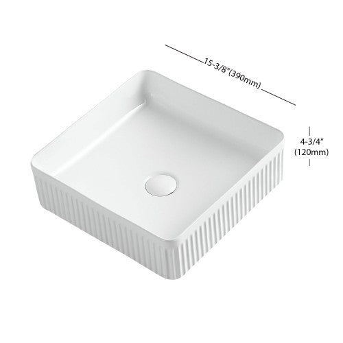 Glossy Ceramic Bathroom Sink 8