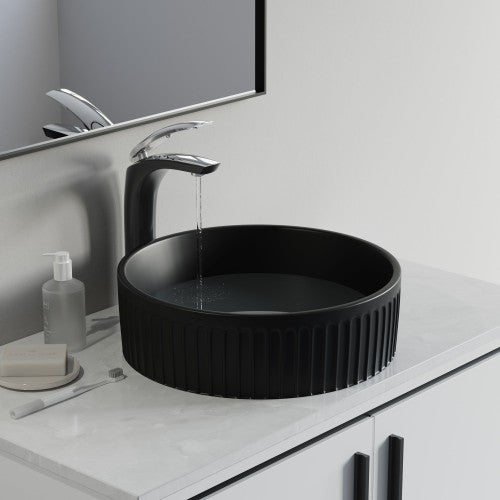 Matte Ceramic Bathroom Sink 4
