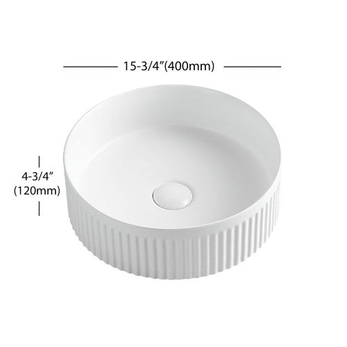 Glossy Ceramic Bathroom Sink 6
