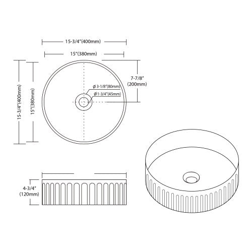 Glossy Ceramic Bathroom Sink 7