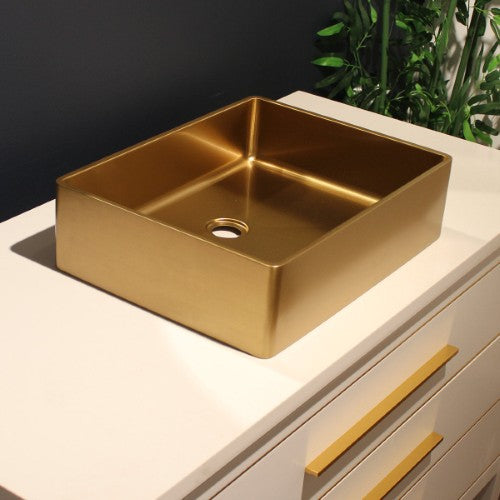 Glossy Stainless Steel Bathroom Sink 3