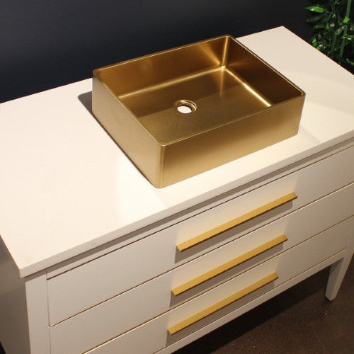 Glossy Stainless Steel Bathroom Sink 5