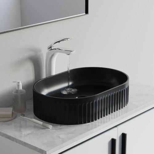 Matte Ceramic Bathroom Sink 4