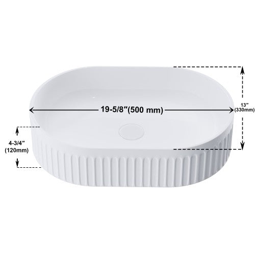 Glossy Ceramic Bathroom Sink 8