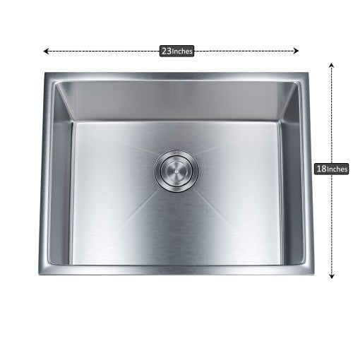 Satin Stainless Steel Kitchen Sink 6