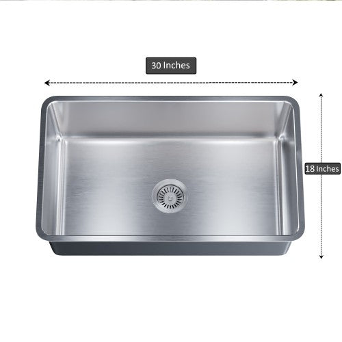 Satin Stainless Steel Kitchen Sink 5
