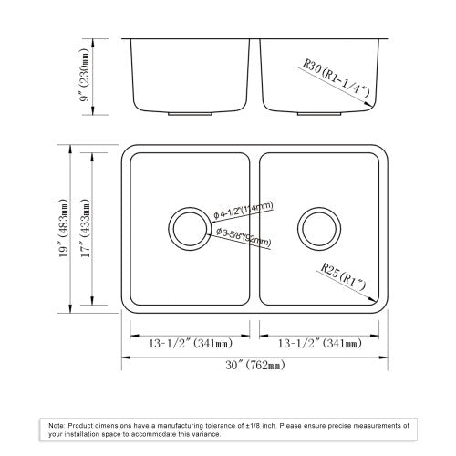 Satin Stainless Steel Kitchen Sink 5