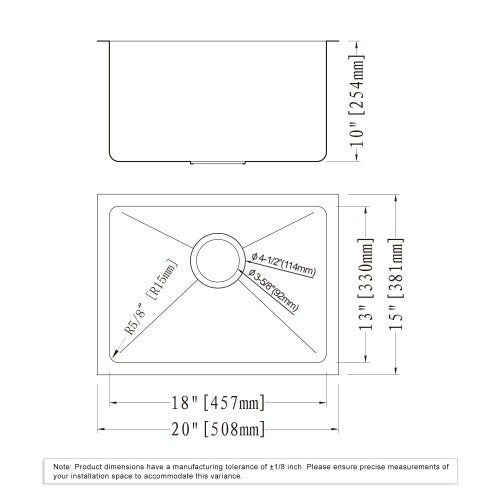 Satin Stainless Steel Kitchen Sink 11
