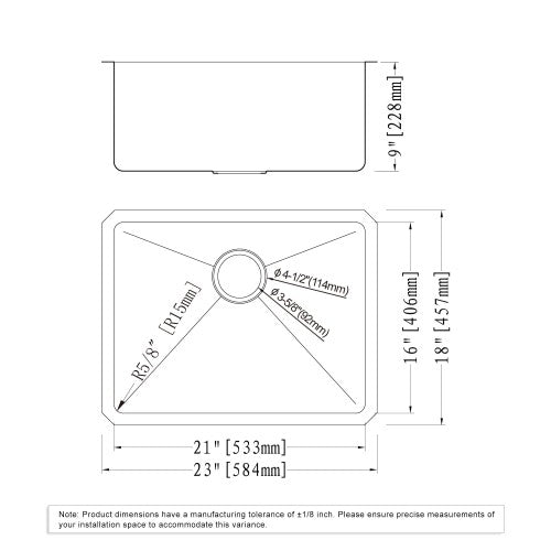 Satin Stainless Steel Kitchen Sink 12