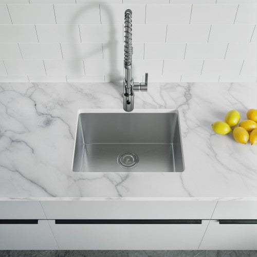 Satin Stainless Steel Kitchen Sink 7