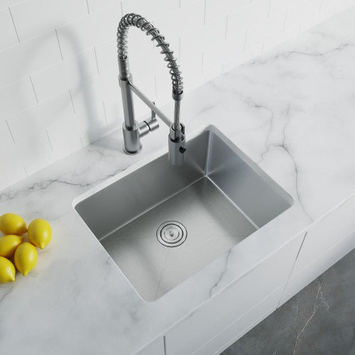 Satin Stainless Steel Kitchen Sink 6