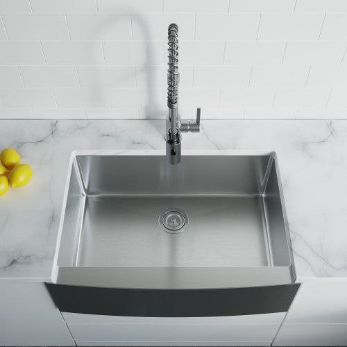 Satin Stainless Steel Kitchen Sink 6
