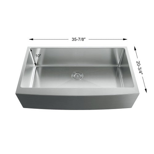 Satin Stainless Steel Kitchen Sink 8