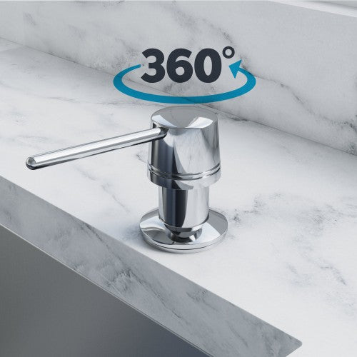 Chrome Stainless Steel Soap Dispenser 1
