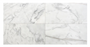 Treviluci White Marble Tile - 12" x 24" Brushed