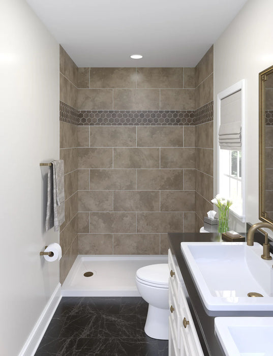 Acrylic White Shower Base Glossy 2